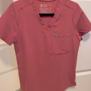 FIGS scrub top (Breast CA awareness edition)